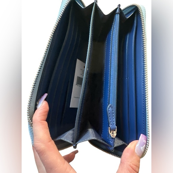 Kate Spade Blue Travel-Themed Wallet NWT! - Picture 8 of 9